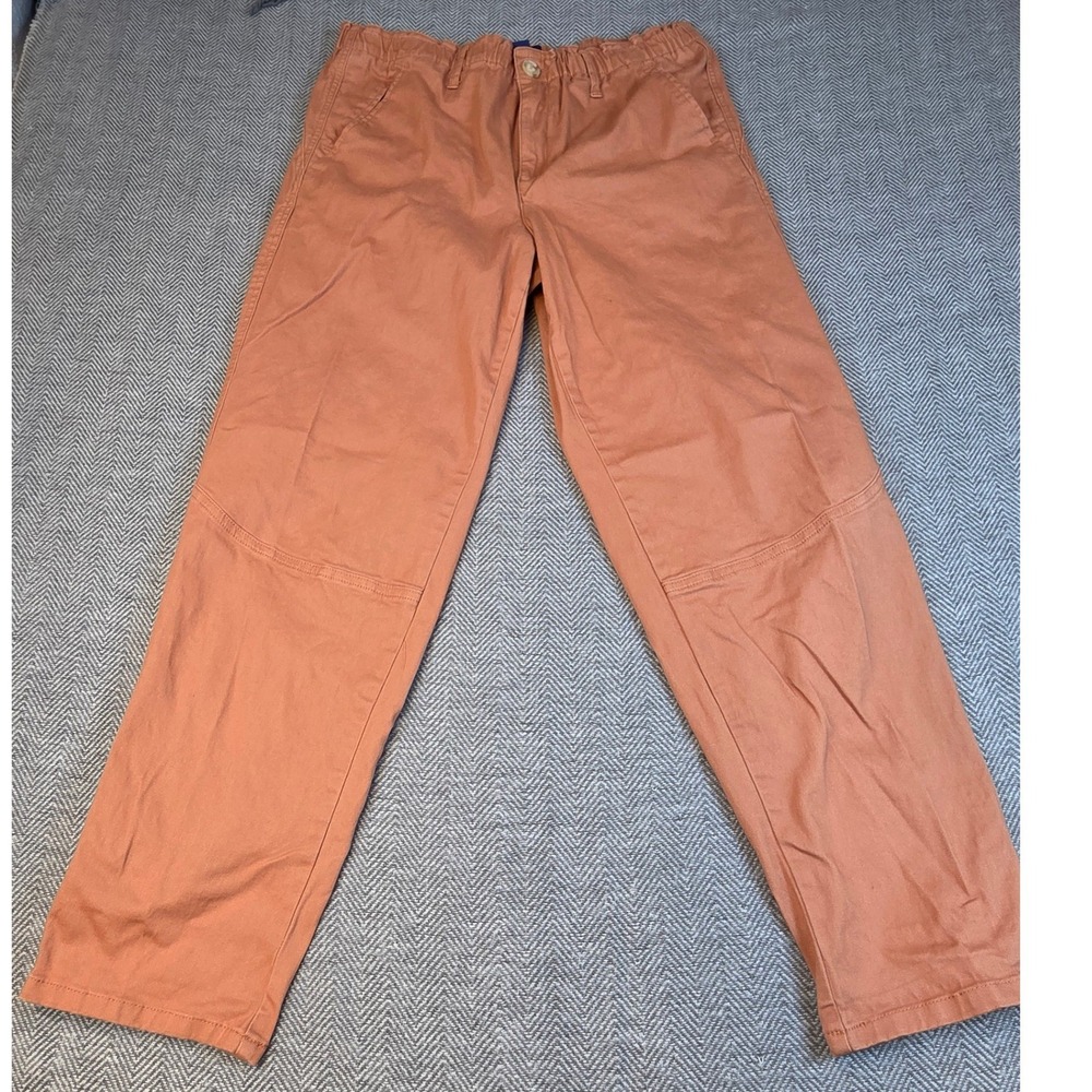 Democracy Ab solution Utility Pants 10 Terracotta Orange Straight B2632YXX2
